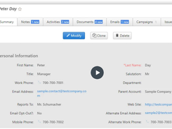 OfficeClip Contact Management Screenshot 1