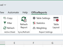 OfficeReports in Excel