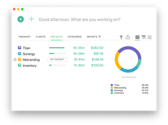 OfficeTime Time Tracking Screenshot 1