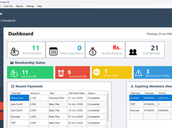 Offline Gym Software Screenshot 1