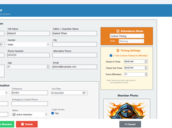 Offline Gym Software Screenshot 3