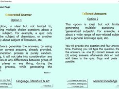 Quiz Options