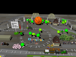 virtual tinplate railway closeup