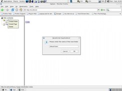 Adding a folder to the navigation tree