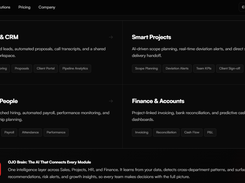 AI SaaS, Business Operating System, CRM Software, HR Software, Project Management, Payroll Software, Accounting Software, Procurement Software, Team Collaboration, AI Assistant