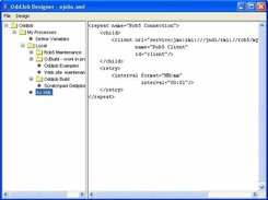 Oddjob Designer showing the components as XML.