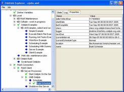 Oddjob Explorer showing properties on the Server.