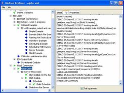 Oddjob Explorer showing the log view.