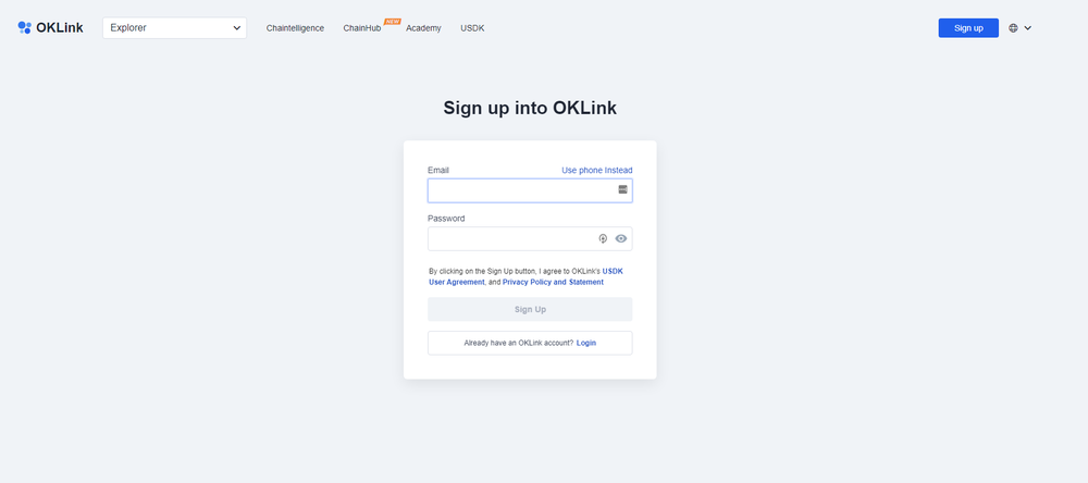 OKLink Screenshot 1