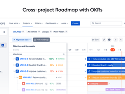 Create OKR Roadmap for cross-project management | OKR Board for Jira & Confluence by Oboard