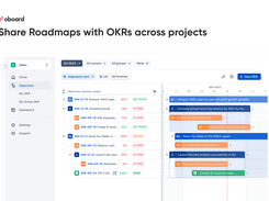 Share Roadmaps with OKRs across teams and projects |  OKR Board for Salesforce by Oboard