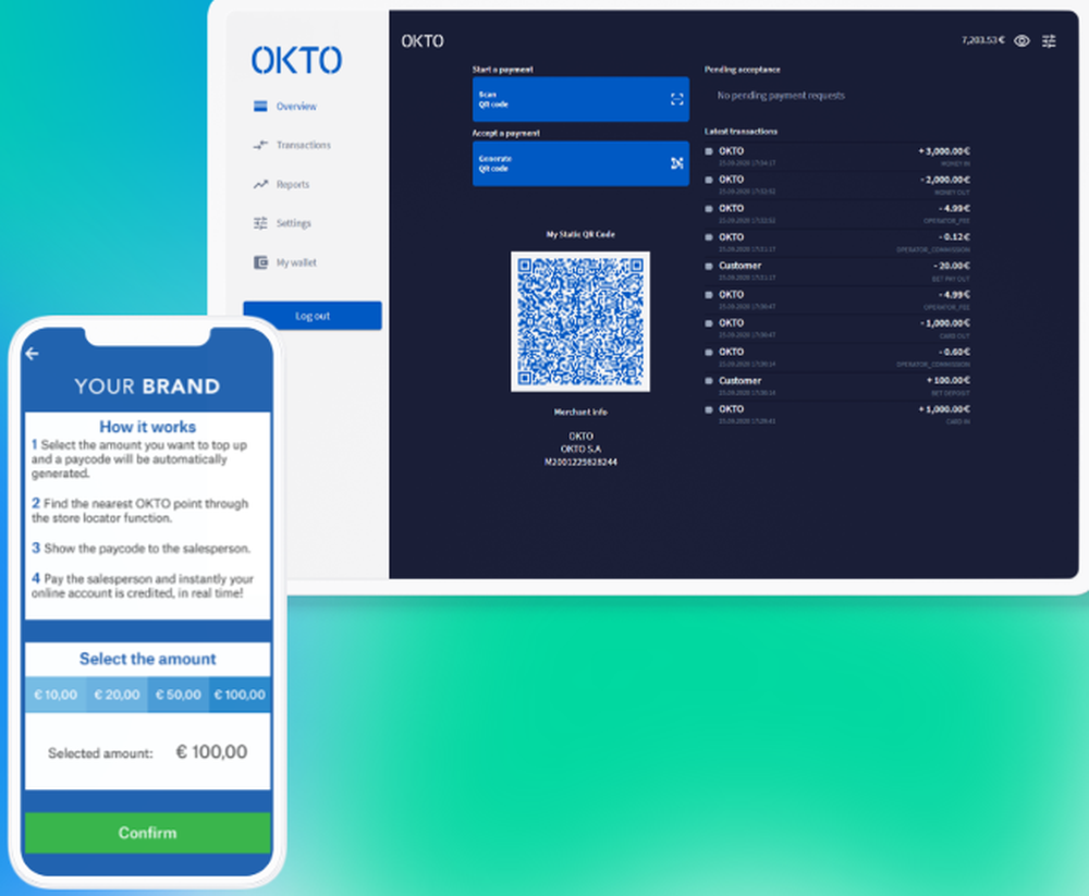 OKTO Payments Screenshot 1