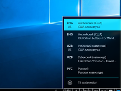 Settings for Keyboard Layouts