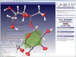 View of the Olex2 main window