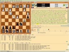 OliveChess 0.3.1 Win 32bits playing blacks against AnMon on Arena under Window XP