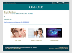 Olive Tree e-mail template Screenshot 1