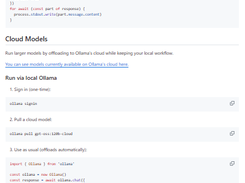 Ollama JavaScript Library Screenshot 1