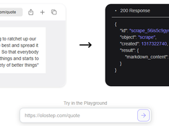 Olostep Screenshot 1