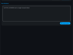 Import Tests by File or Paste
