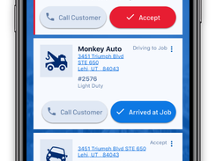 Driver App - Job Card