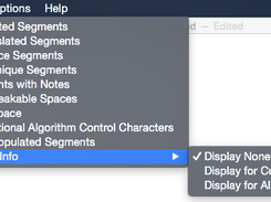 View menu, OS X, English UI