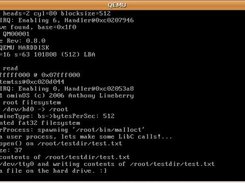 Booting kernel, mouting hard drive, spawning process