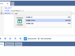 SQL Editing