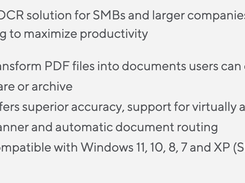 Tungsten OmniPage Screenshot 1