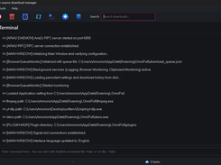 terminal logs