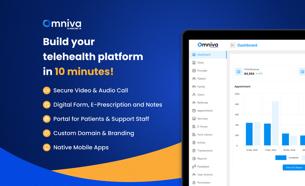 Build your telehealth platform in just 10 minutes!