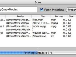 Scan is in progress (fetching metadata).