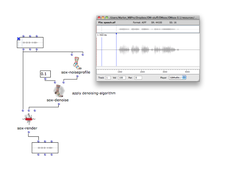 Audio Restauration (de-noising) using OM-SoX