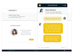 Use Talmundo's AI driven chatbot to answer new hire questions