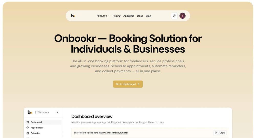 Landing page