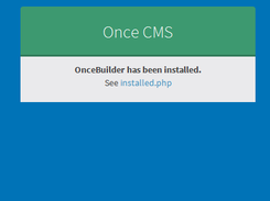 OnceBuilderDBinstaller Screenshot 3