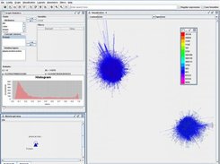 OVTK2 displaying two protein-protein interaction networks.