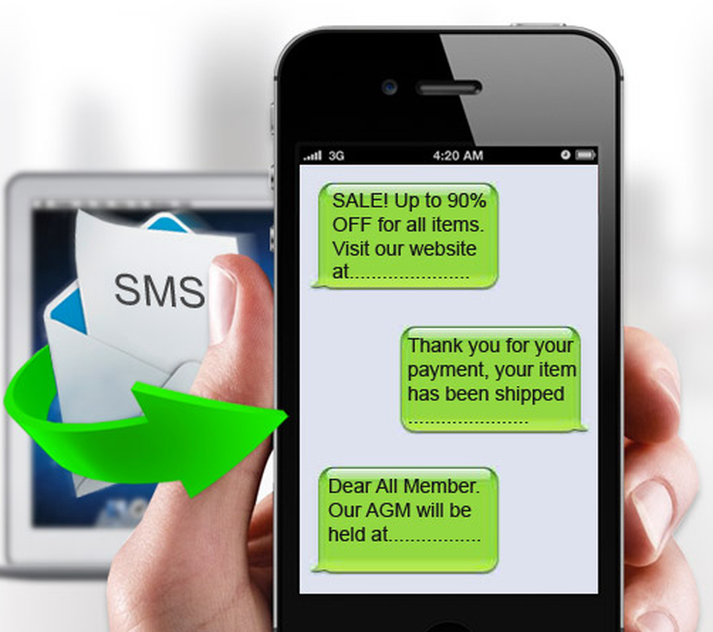 One Way SMS Screenshot 1