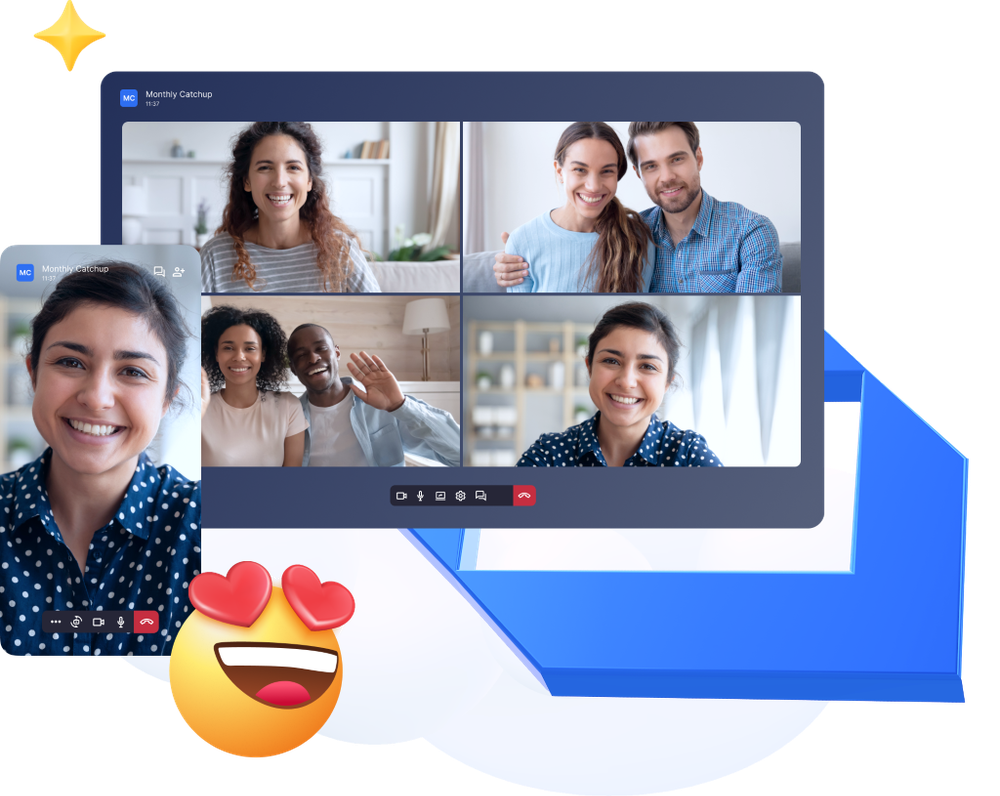 Video and audio calls
