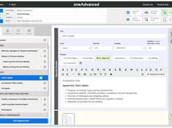 OneAdvanced Board Management Screenshot 1