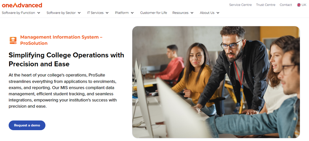 Management Information System Screenshot 1