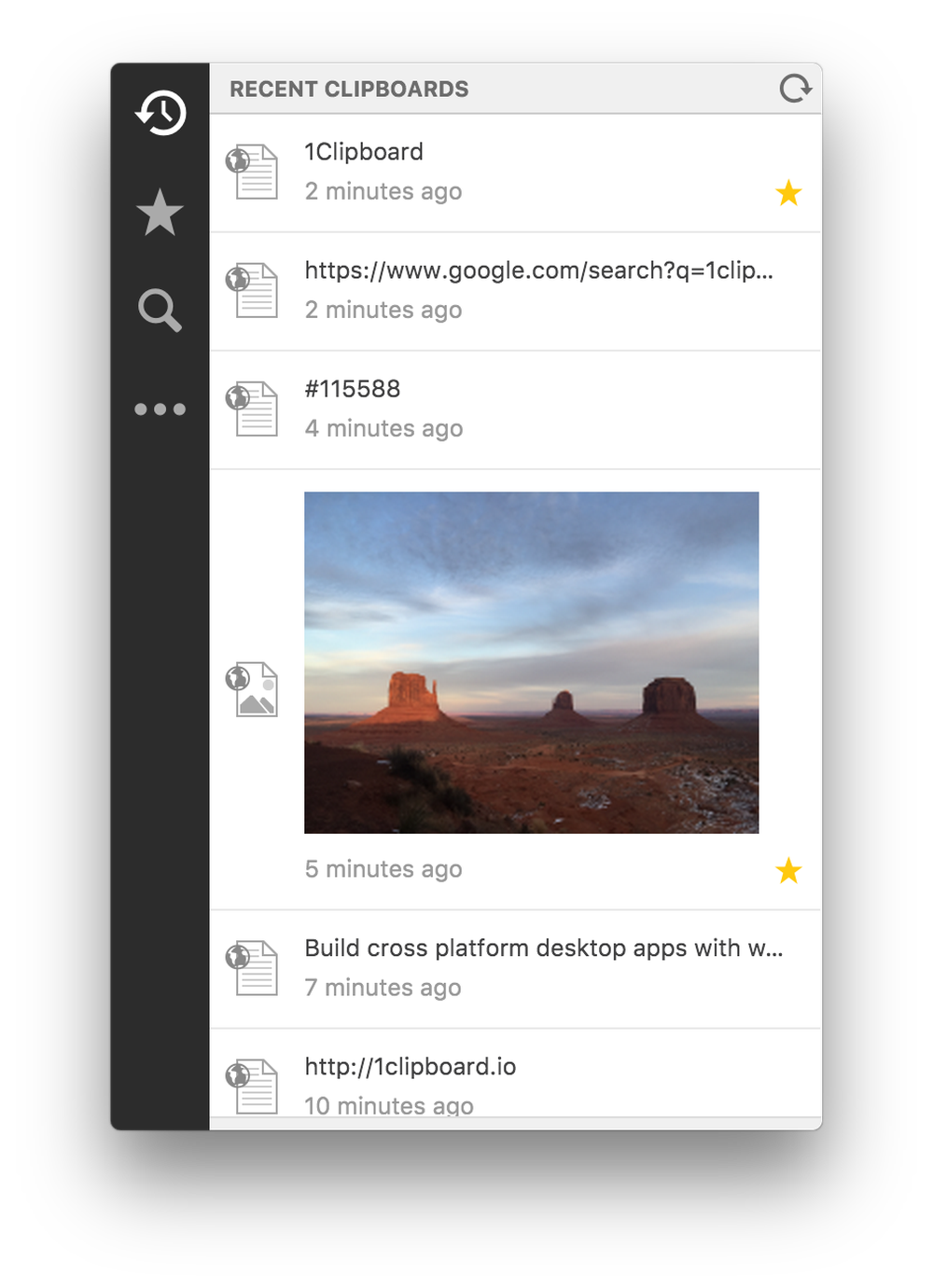 1Clipboard Screenshot 1