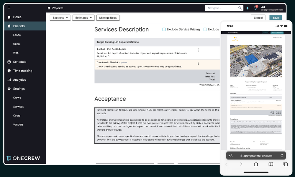 OneCrew Screenshot 1