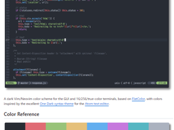 onedark.vim Screenshot 1