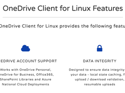 OneDrive Client for Linux Screenshot 1