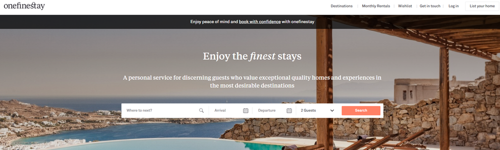 onefinestay Screenshot 1