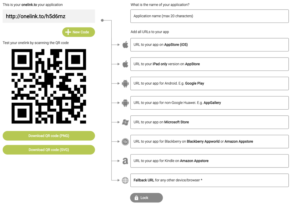 Onelink.to Screenshot 1