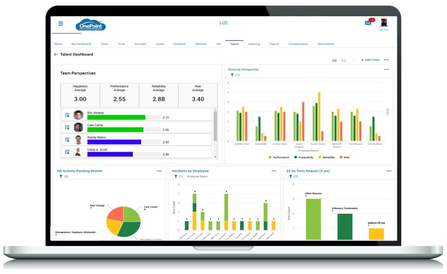 OnePoint HCM vs. Paylocity Comparison