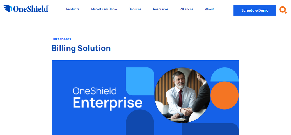 OneShield Billing Screenshot 1