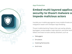 OneSpan Mobile App Shielding Screenshot 1