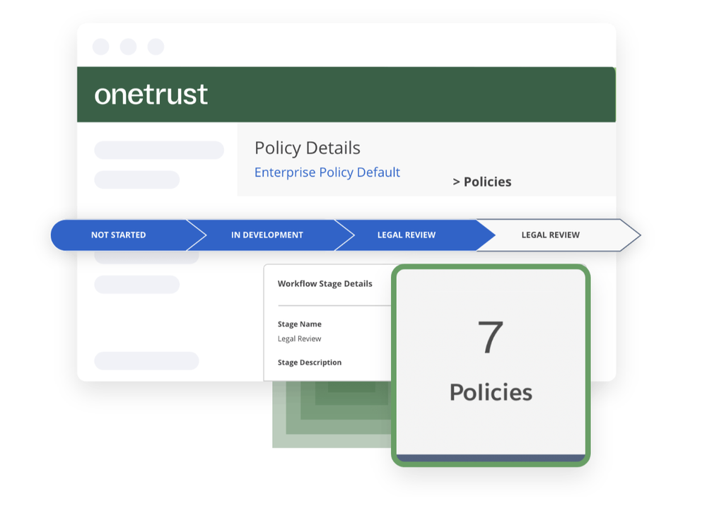 OneTrust Tech Risk and Compliance Screenshot 1